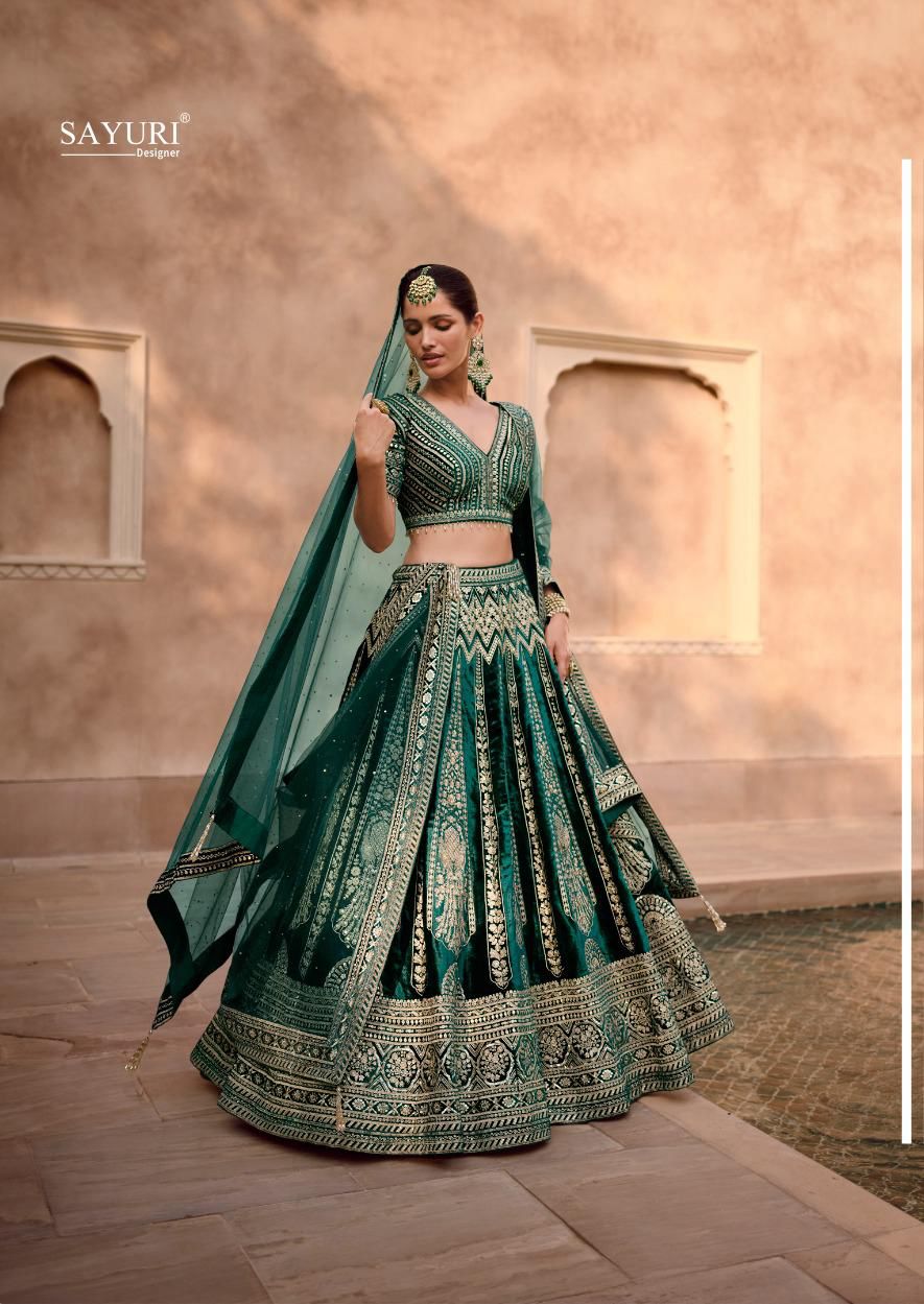 Sayuri Heritage Bridal Heavy Designer Lehenga Choli Collection